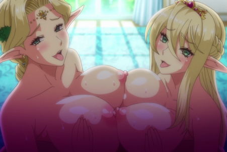 Kyonyuu Elf Oyako Saimin